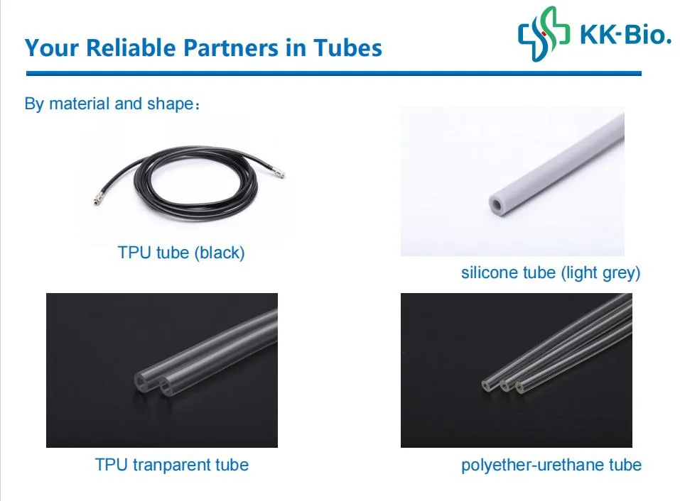 Medical PVC/TPU Coiled Tubing Specifications Color Be Custoized