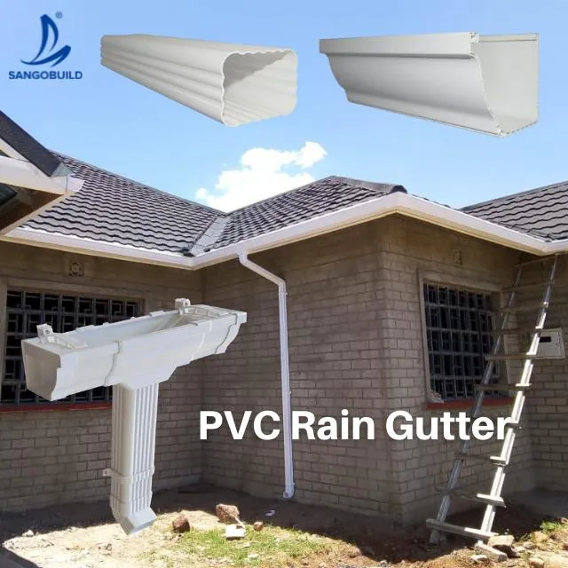 Made in China Greenhouse Roof Gutter Pipe Fitting PVC Drainage System