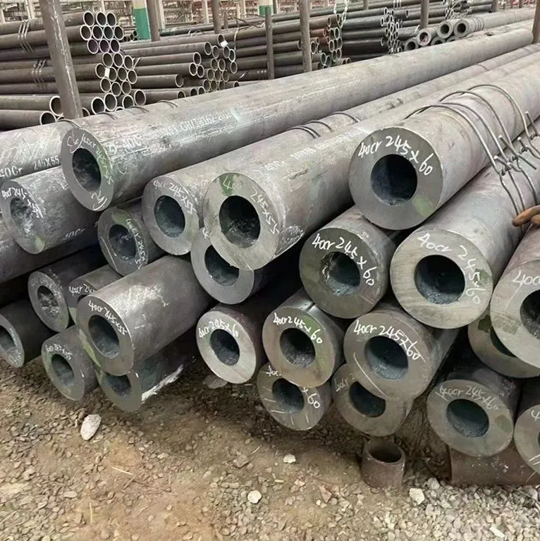 Seamless Pipe Price PE C45 Carbon Tube A36 Carbon Steel Pipe Round Bright Drill Gas Pipe Prices