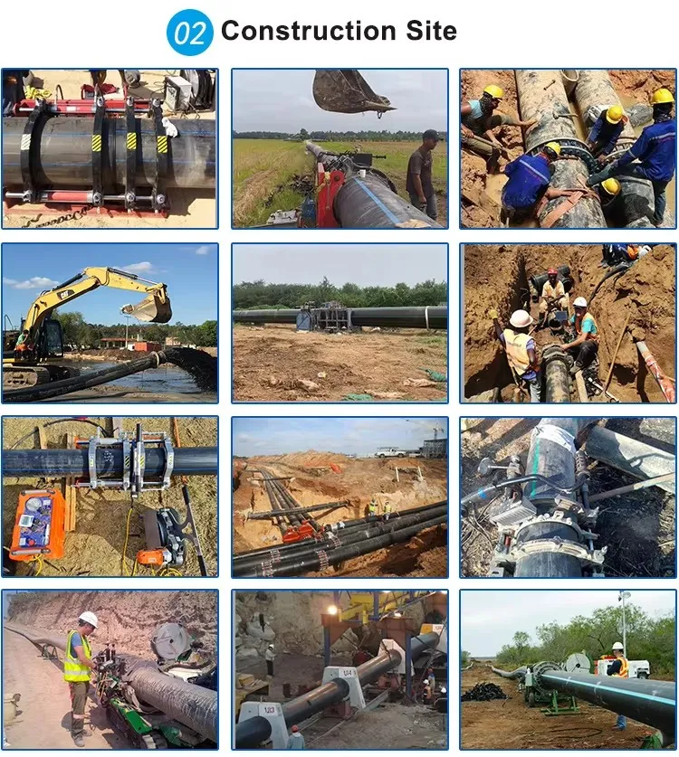 Pn8~16 PE100 High Density Polyethylene HDPE Pipe for Water Supply/Gas/Mining/Agriculture Irrigation/Drainage