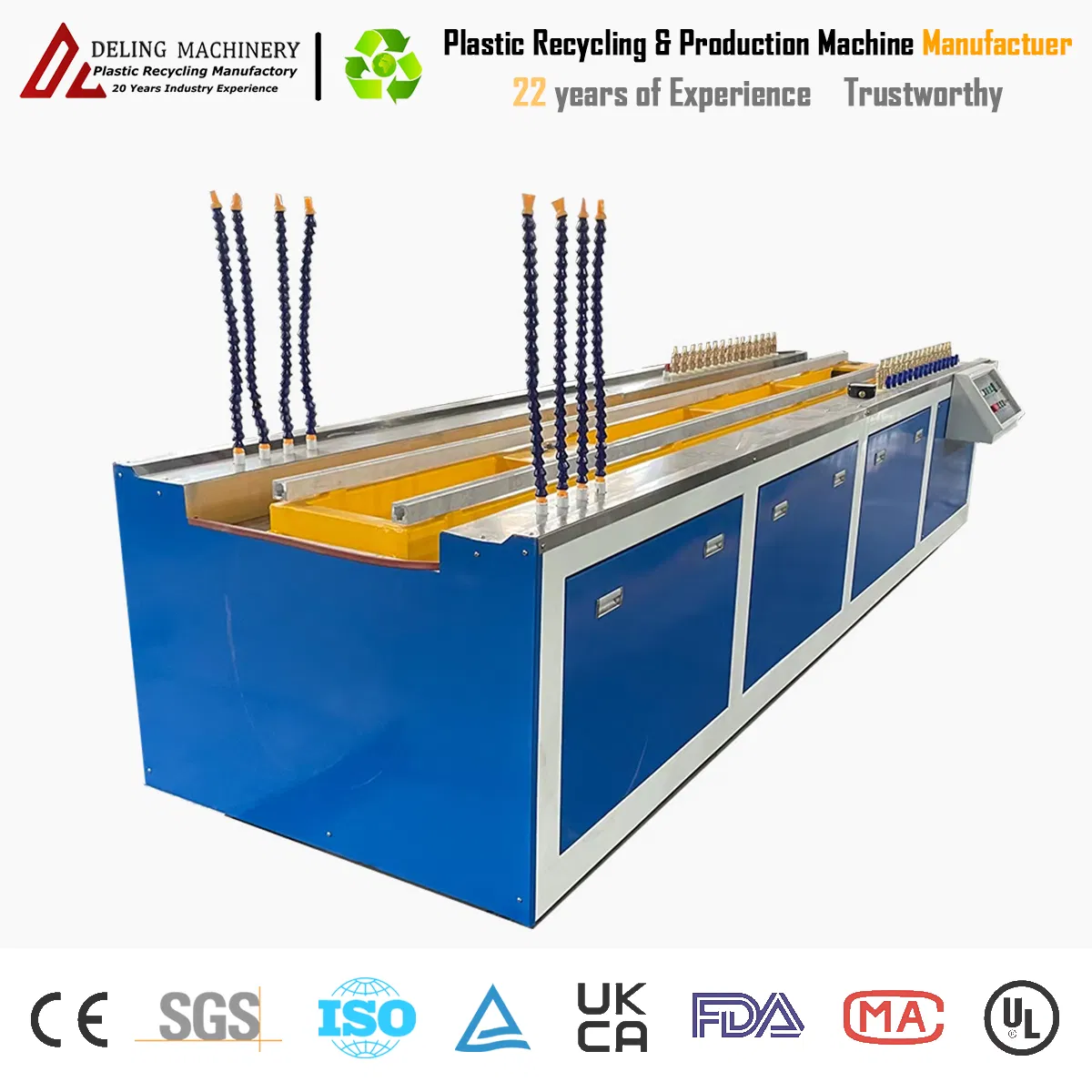 Versatile Extrusion Line for PP, HDPE, and PVC Tubing