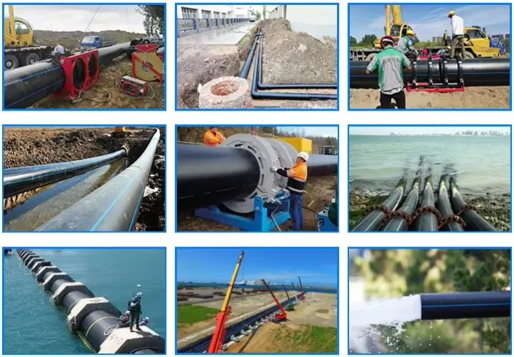 Plastic Tubes PE100 Irrigation Drainage Dredging Water Pipe Price 110mm 160mm HDPE Pipe for Water Supply