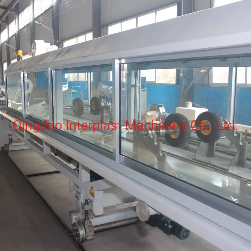 HDPE/PP/PVC High Speed Vertical Dwc Pipe Making Machinery/High Efficient Double Wall Corrugated Pipe