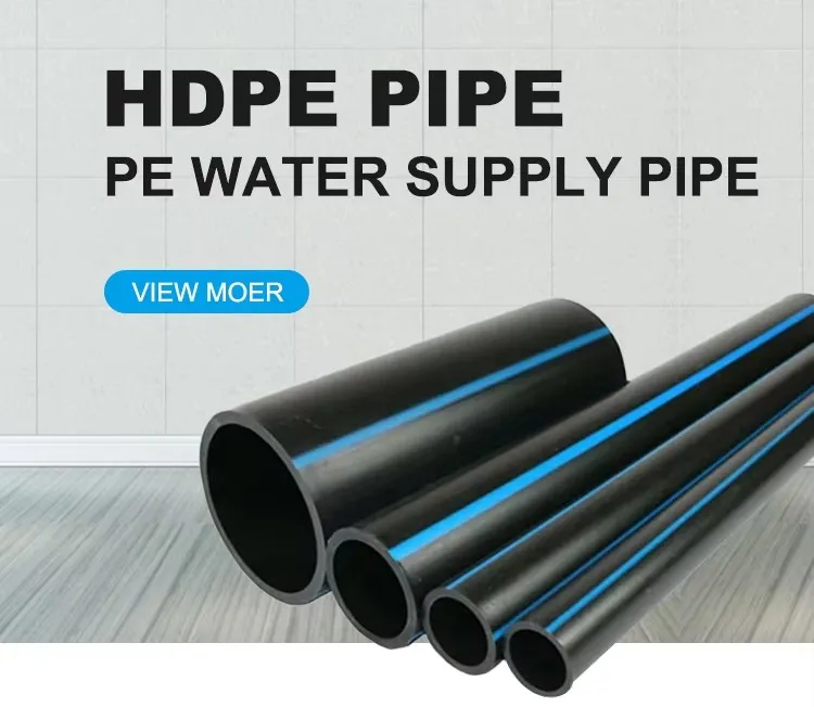 DN20-DN1200 PE100 Plastic Water Pipe HDPE Pipe