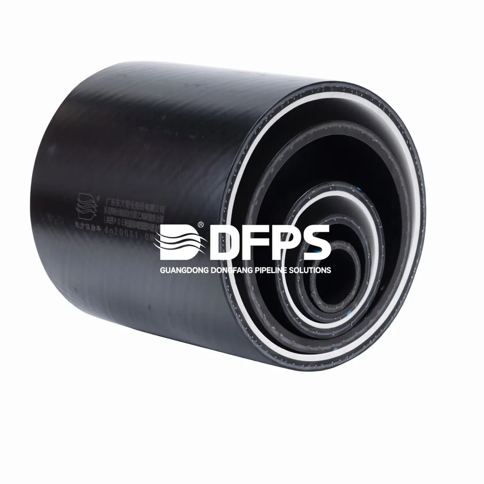 Slurry Conveying Wear-Resistant Good Tensile Properties Reliable Connection Dfps PE HDPE Composite Pipe