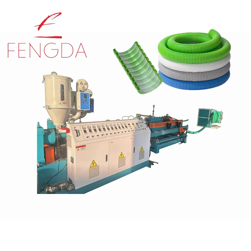 Fresh Air Ventilation Double Corrugated Pipe Machine Extrusion Line