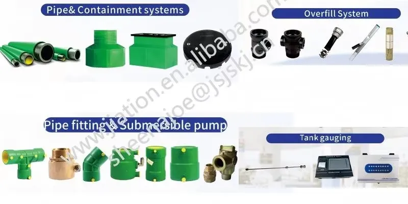 Gas Station Underground PE Pipe for Gas Station Petrol Tube Conductive Underground Upp Pipeline HDPE Double Wall Pipes