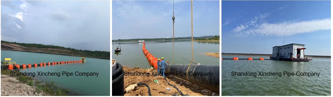 PE Dredging Pipe Floating Pipe HDPE Water Pipe for Cutter Suction Ship