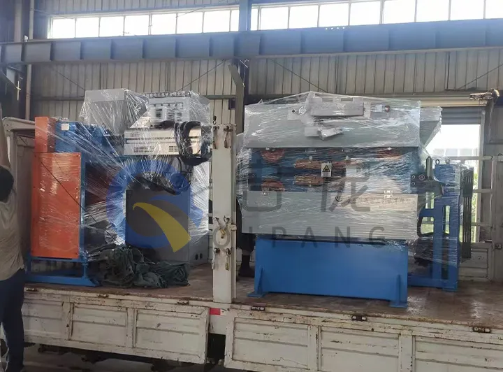 Power Supply 380V 50Hz Plastic Tube Caterpillar Cable Pulling Machine