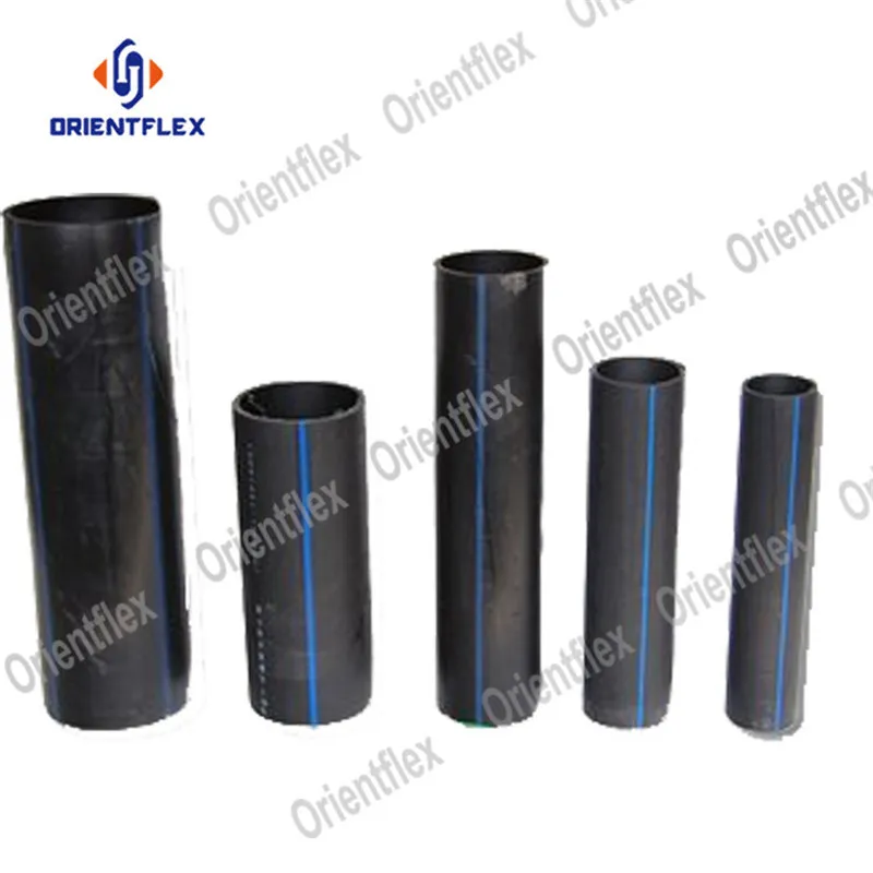 PE80 PE100 Blue Line HDPE Poly Pipe for Water Supply