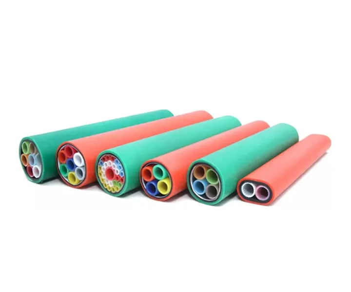 Free Sample 7 12 18way 14/10 12/8 mm Micro Duct Direct Buried Microduct Pipe HDPE Micro Duct