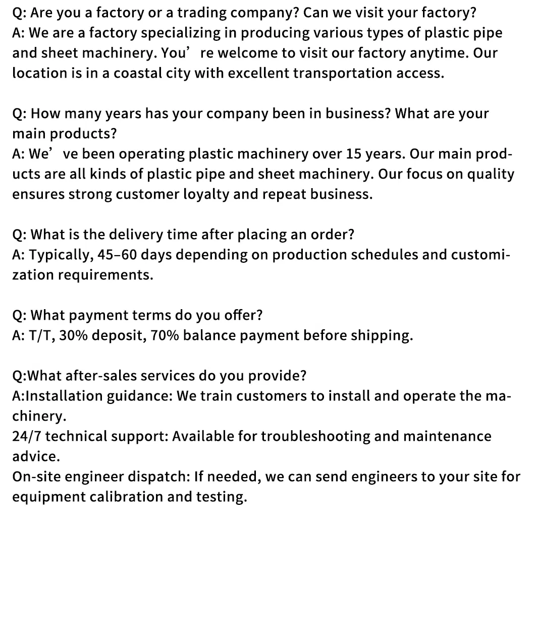 Advanced Extrusion System for Large Diameter Plastic Pipes