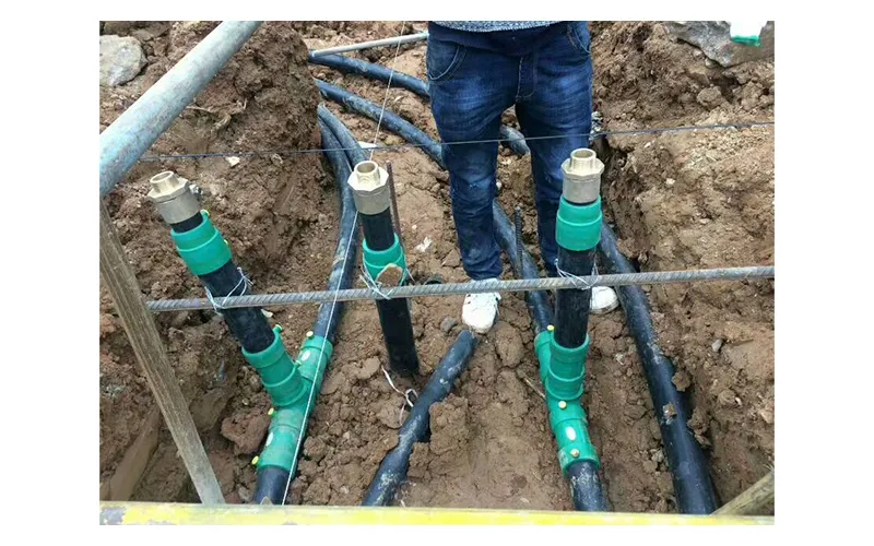 Gas Station Underground PE Pipe for Gas Station Petrol Tube Conductive Underground Upp Pipeline HDPE Double Wall Pipes