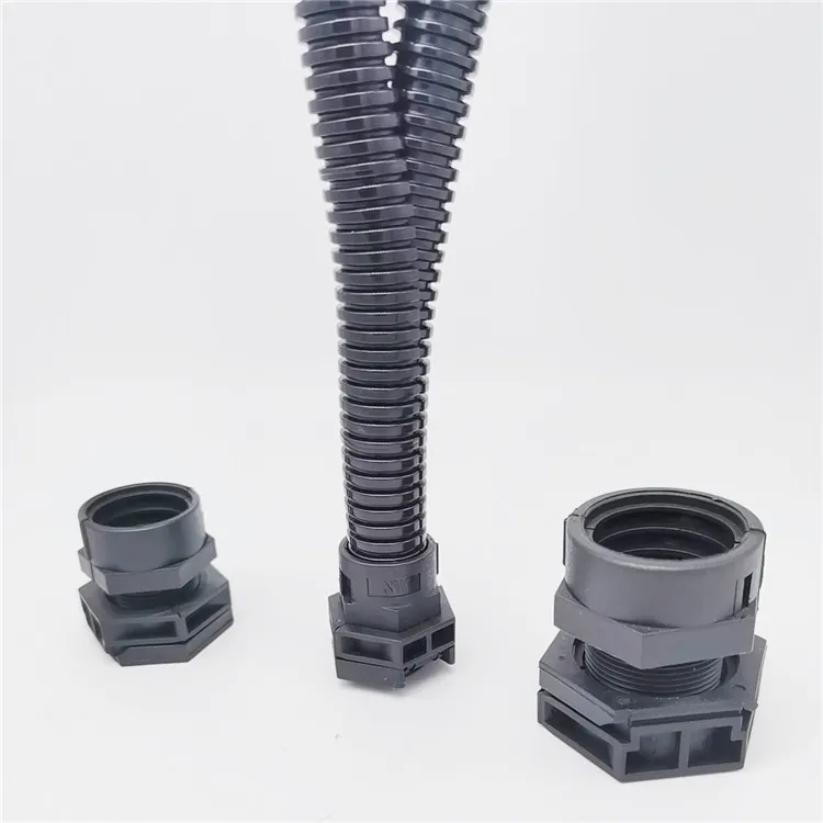 Double Split Flexible Corrugated Conduit PP-V0-Ad25 (20*25.8mm) Double Split Flexible Corrugated Conduit PP-V0-Ad25 (20*25.8mm)