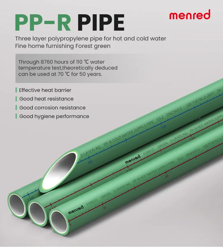 Premium Durable PPR Pipes, Series S2 5, Ideal for Long-Term Use