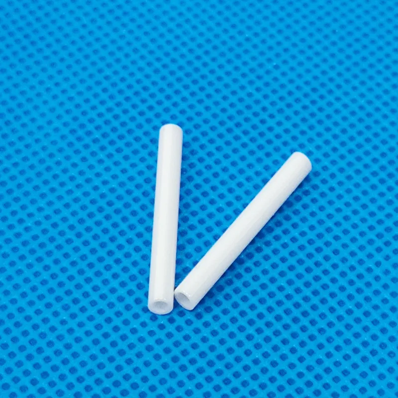 Round Head Yttria Stabilized Zro2 Pipe Zirconium Oxide Ceramic Sleeve