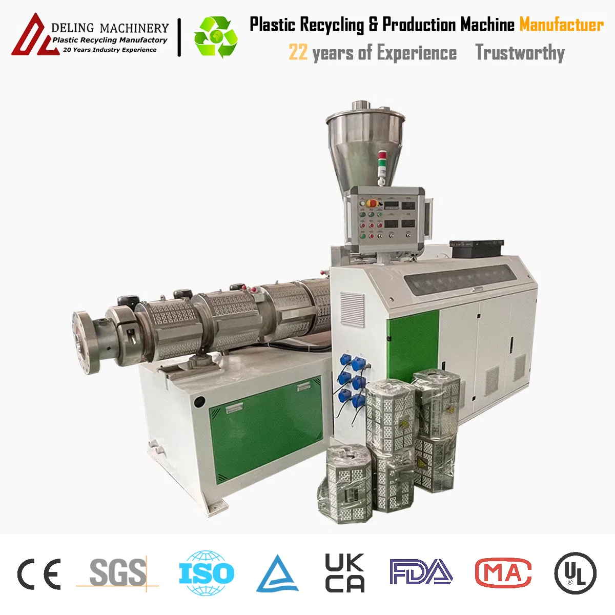 Versatile Extrusion Line for PP, HDPE, and PVC Tubing