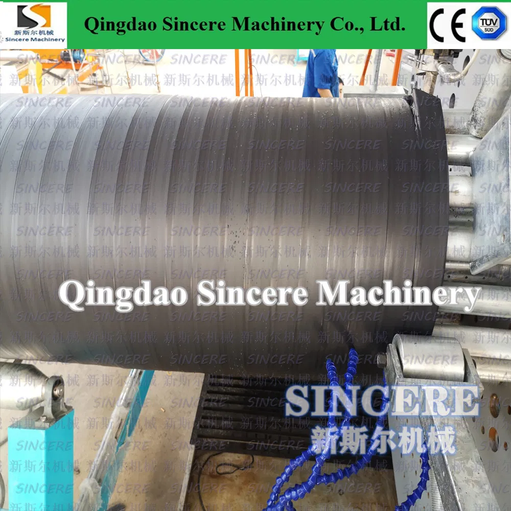 Large Volume Water Treatment Tanks Production Line, HDPE/PP Spiral Winding Corrugated Pipe Extrusion