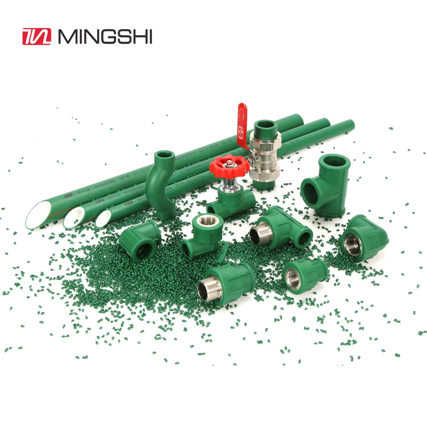 Green PPR Pipe for Plumbing Cold/Hot Water with CE/Aenor/Acs/ Skz/ Watermark/Wras Certificate