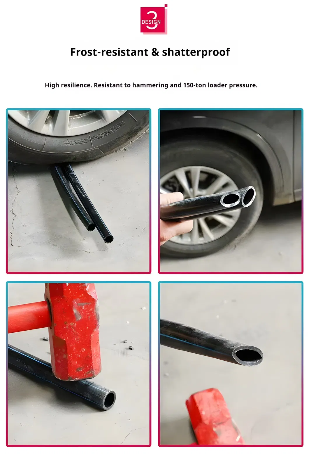 Hot Sale High Quality PE100 Grade HDPE Pipe Agricultural Dirp Irrigation Pipe HDPE Pipe for Water Supply