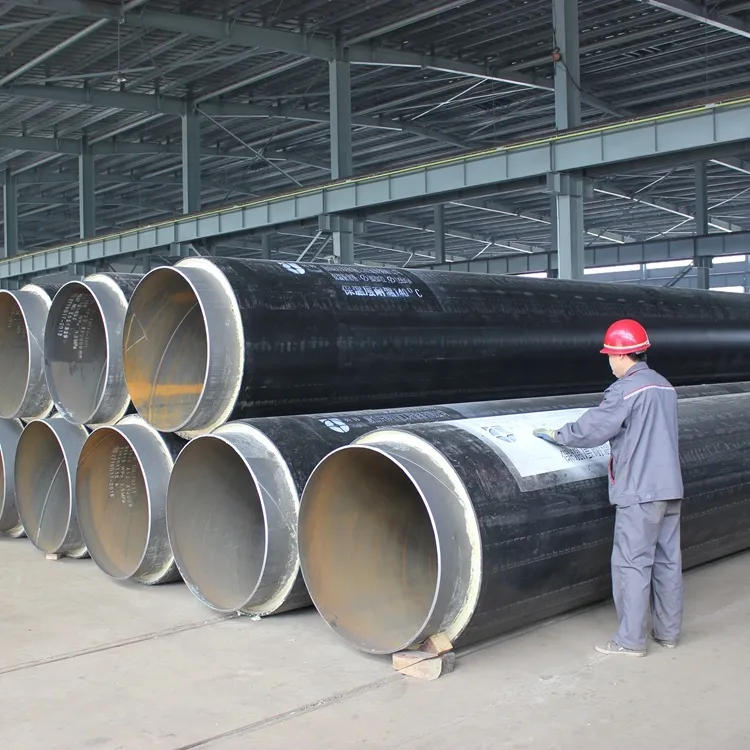 Factory Price Rigid Polyurethane Spraying PE Thermal Insulation Pipe /Natural Gas Transmission Pipelines/Iron Pipes for Conveying Fluids/Tube