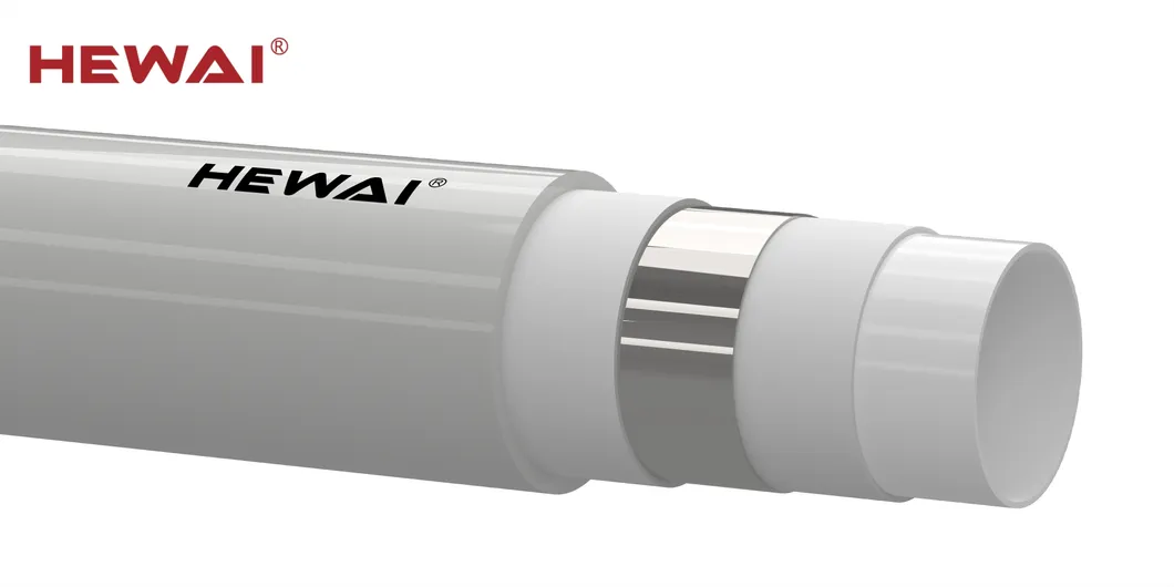 Hewai 41*5.0mm Big Size PE-Al-PE Pipe for Gas Systems