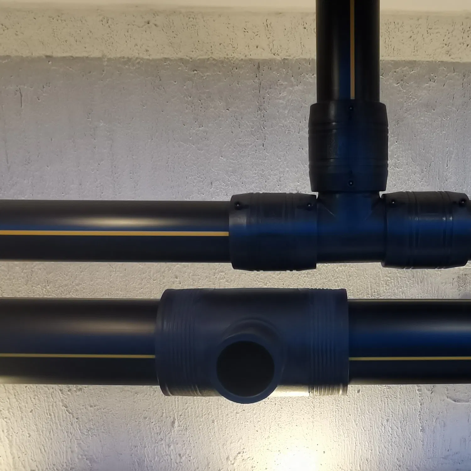 ASTM F714 PE Pipe Poly HDPE Gas Pipe with Yellow Stripe for Oil and Gas PE Pipe Gas Pipe