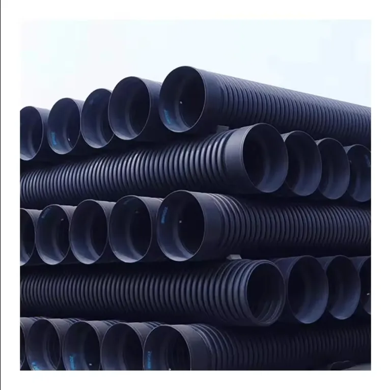 Sn4, Sn8, Sn16, 18-Inch HDPE Double-Wall Corrugated PE Drainage Pipe, Dwc HDPE Plastic Culvert, Plastic Pipe, Corrugated Pipe