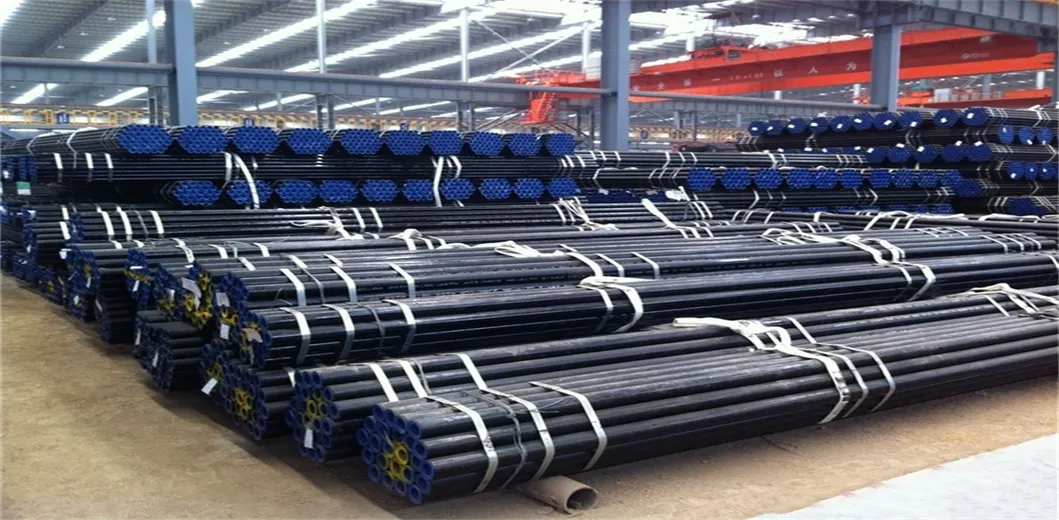 ASTM A106 Gr. B Sch 40 80 160 Carbon Steel Seamless Tube ASME B36.10 PE Coated or Black Painted Smls Steel Pipe