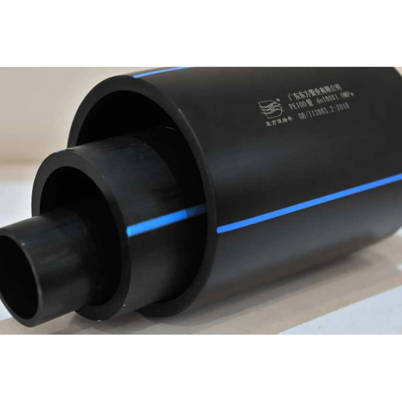 Dfps Wide Range of Applications High Toughness PE Pressure Drainage Solid Wall Pipe