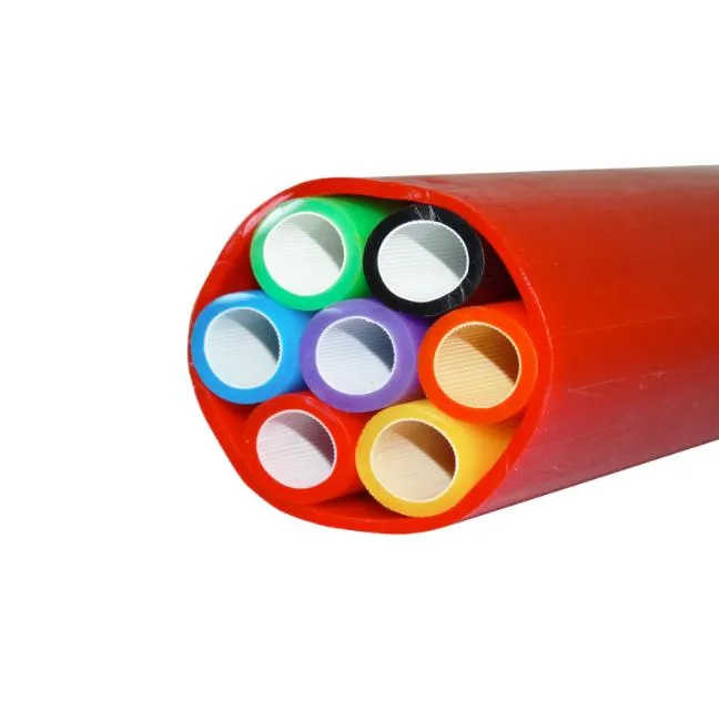 Free Sample 7 12 18way 14/10 12/8 mm Micro Duct Direct Buried Microduct Pipe HDPE Micro Duct