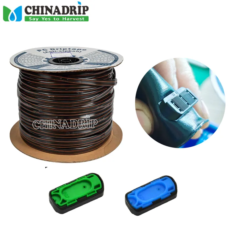 Irrigation System Self Compensated Drip Tape Pressure Compensation Drip Pipe with Anti Siphon