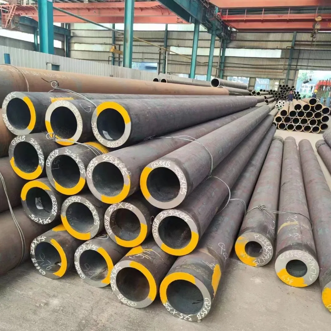 Seamless Pipe Price PE C45 Carbon Tube A36 Carbon Steel Pipe Round Bright Drill Gas Pipe Prices