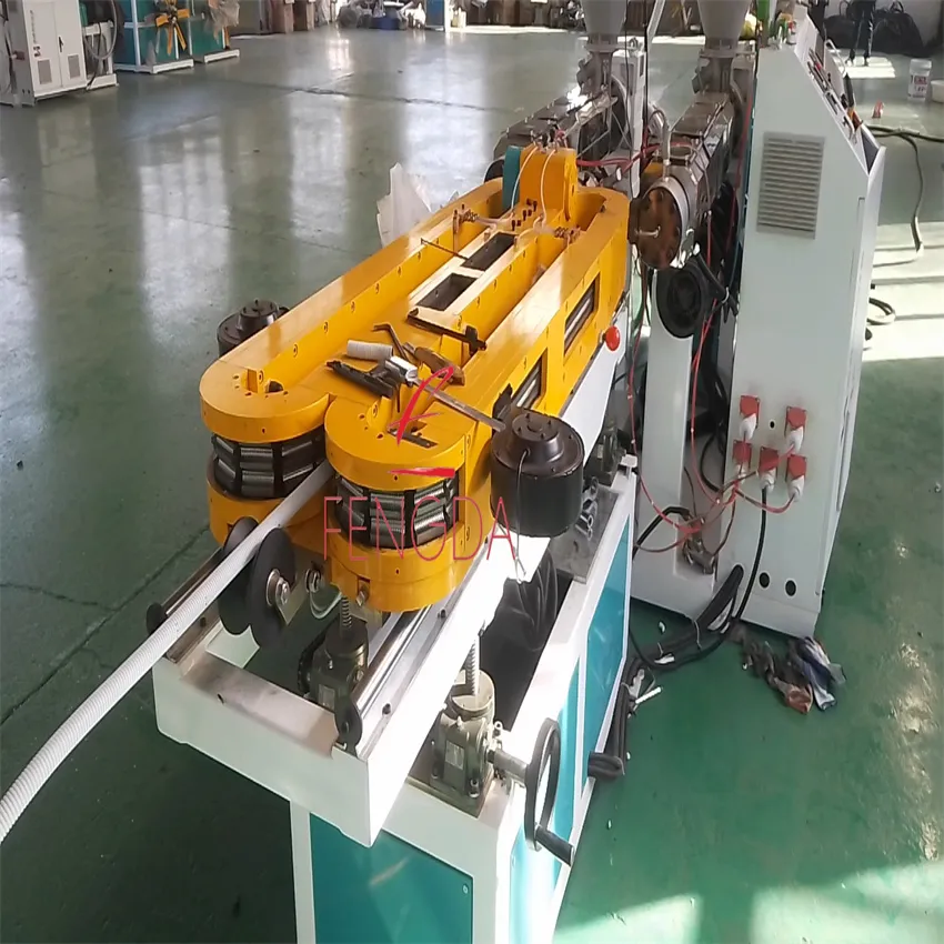 High Speed PE/PVC/PP Single Wall Corrugated Pipe Extrusion Making Machine