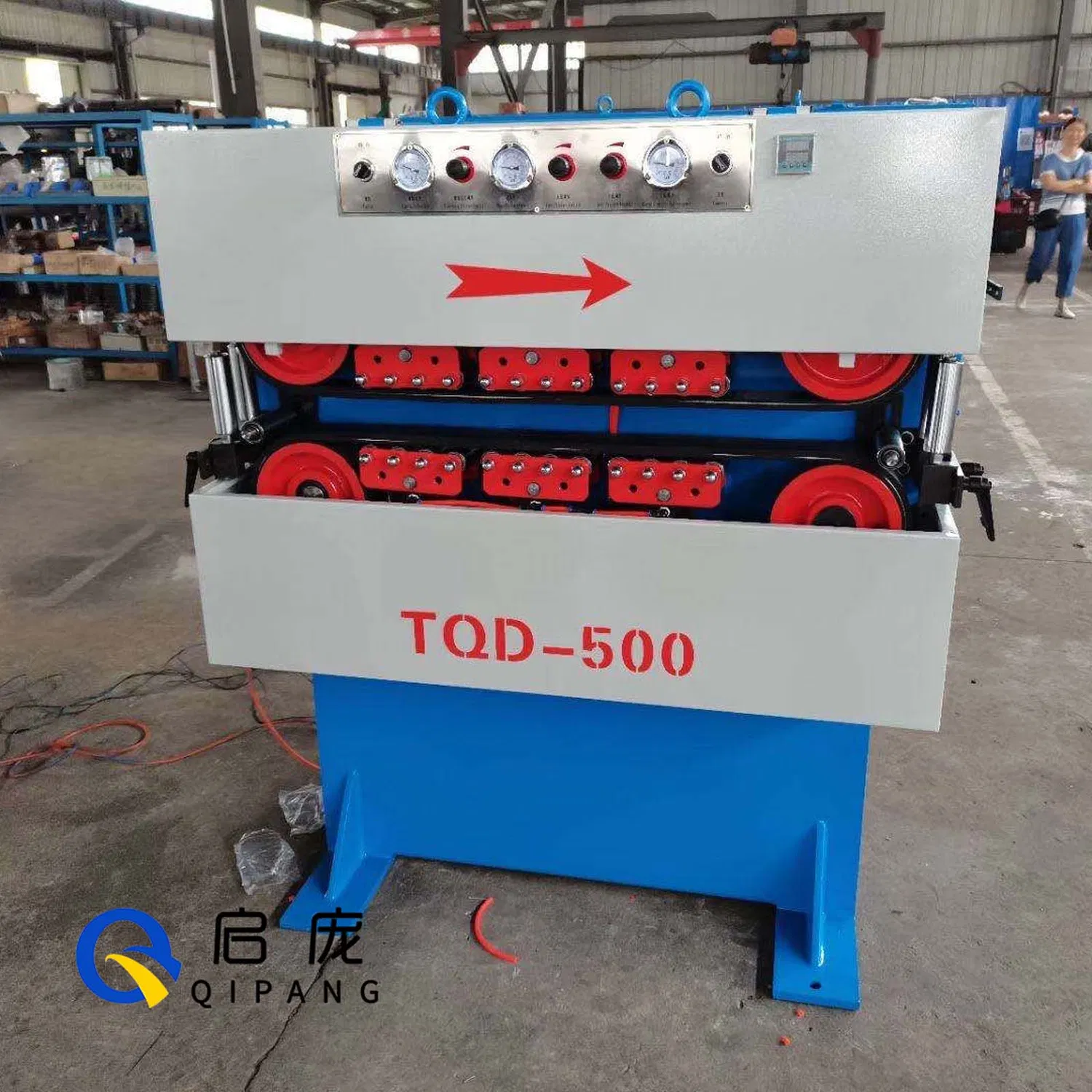 Power Supply 380V 50Hz Plastic Tube Caterpillar Cable Pulling Machine