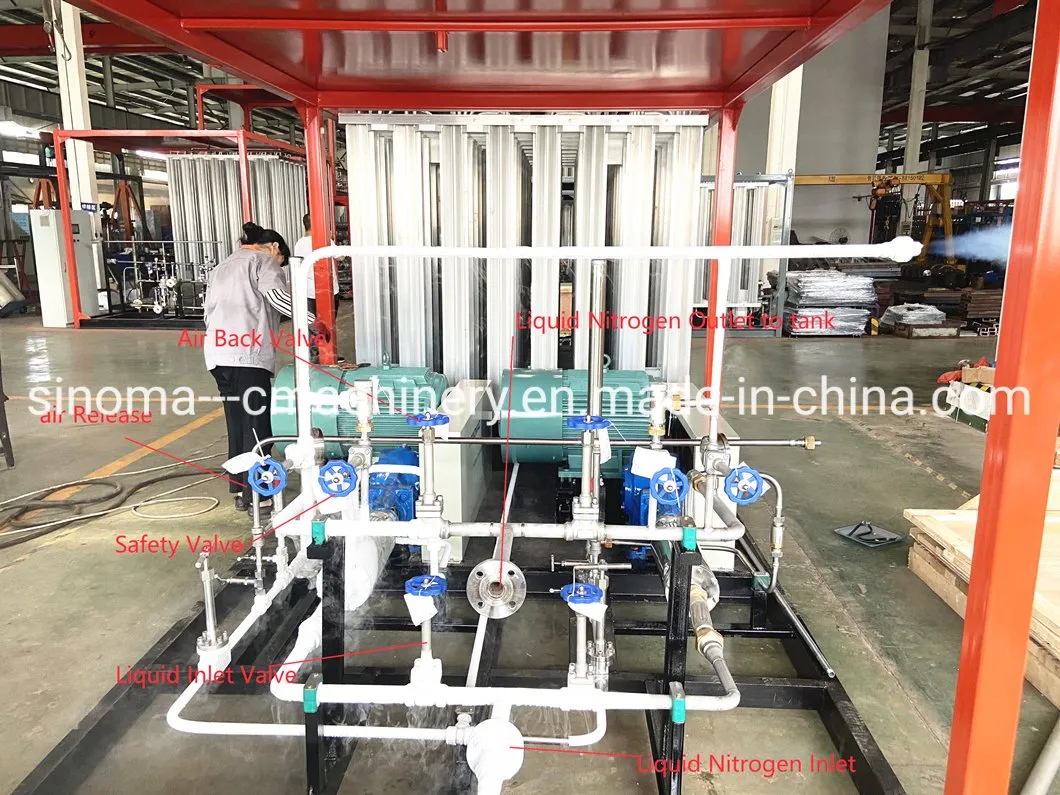 Oil Well Coiled Tubing Support Liquid Nitrogen Transfer Pump Vaporizer Equipment
