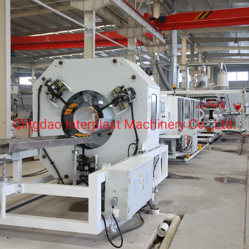 HDPE/PP/PVC High Speed Vertical Dwc Pipe Making Machinery/High Efficient Double Wall Corrugated Pipe Extrusion Machine