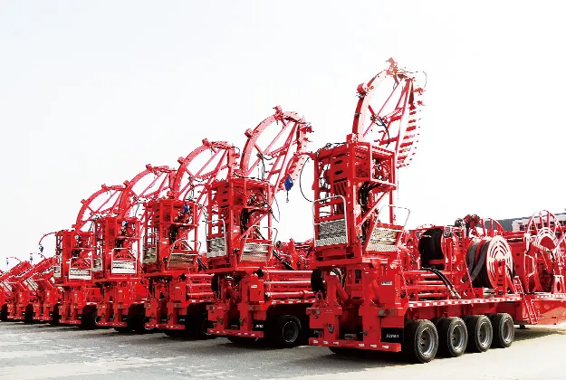 Trailer Mounted Coiled Tubing Unit Mobile Drilling Rig