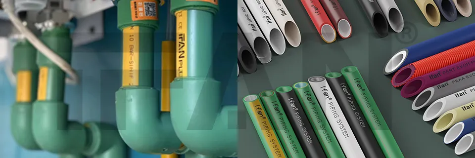 Ifan Popular Cheap Price DIN Standard PPR Pipe 20-160mm Hot and Cold Water Welding Connection Polypropylene Plumbing Tubes