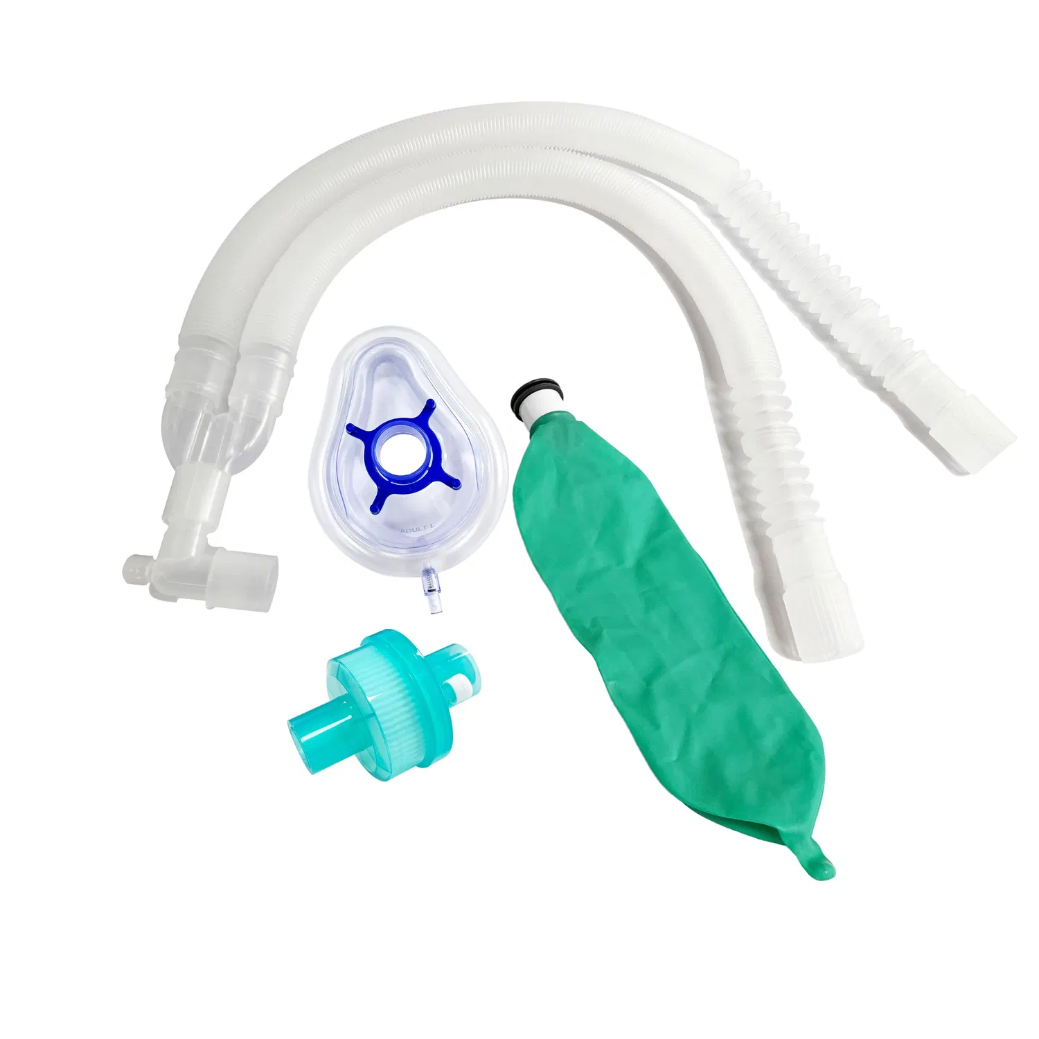 Extendable Anesthesia Circuits with Flexible Coiled Tubing for Maximum Maneuverability