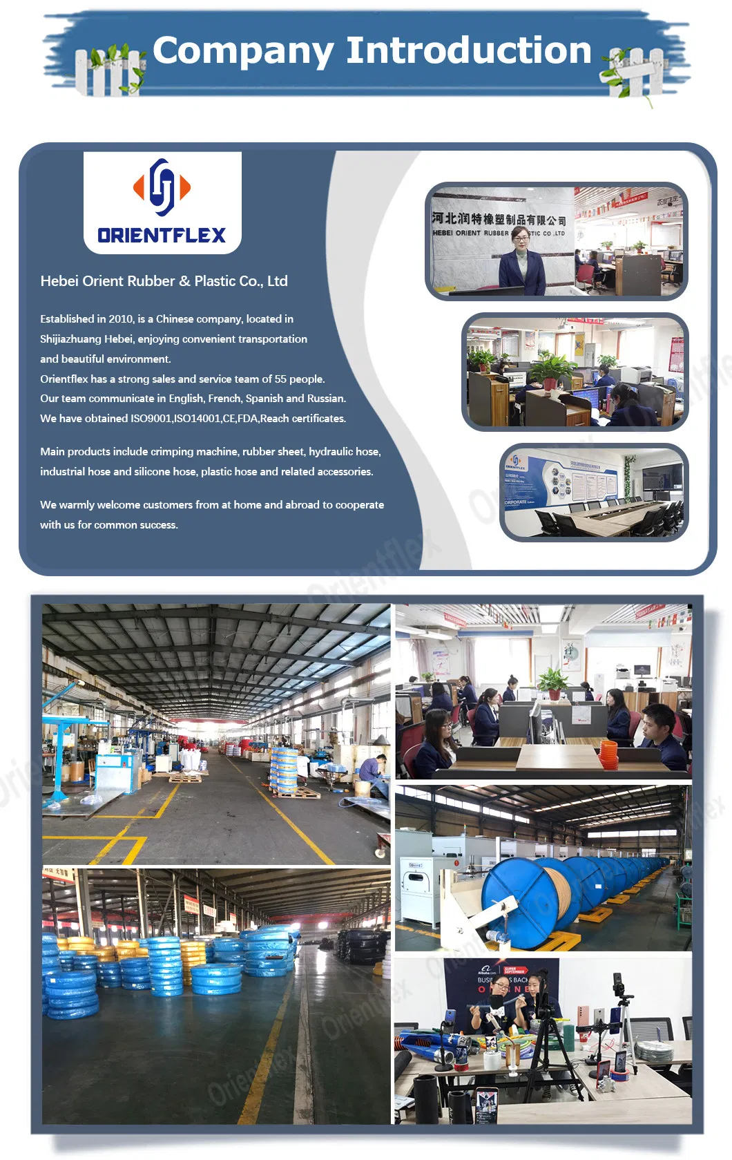 PE80 PE100 Blue Line HDPE Poly Pipe for Water Supply