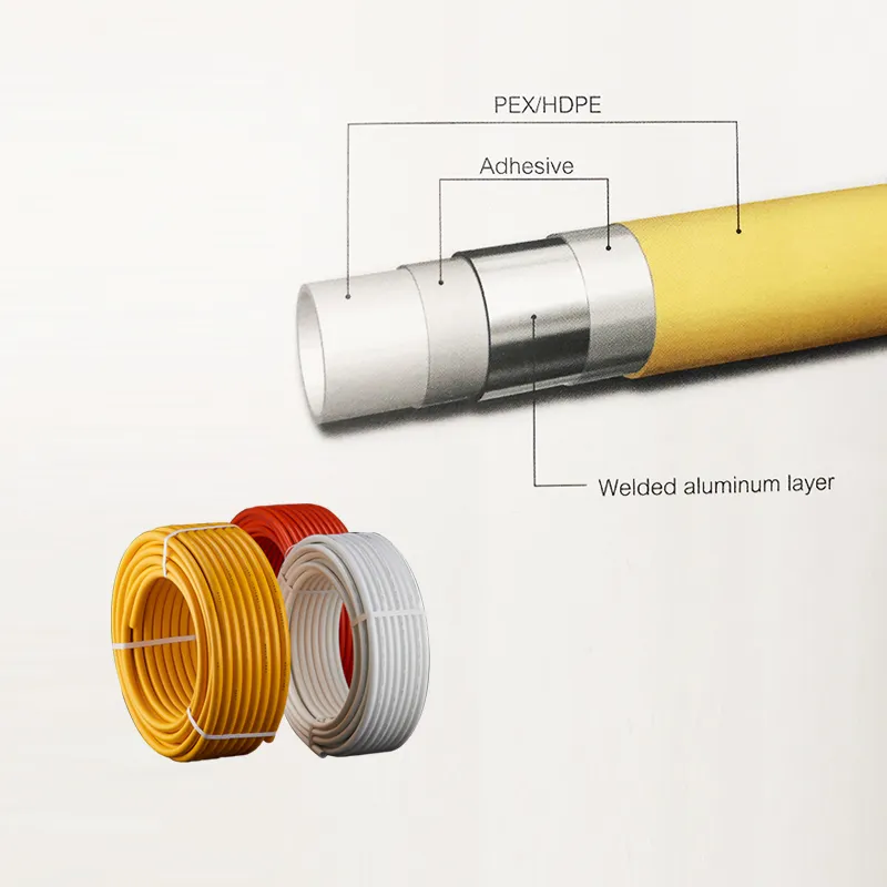 Cross-Linked Polyethylene Aluminum Al Pex Multilayer Pipe for Press or Screw Fittings