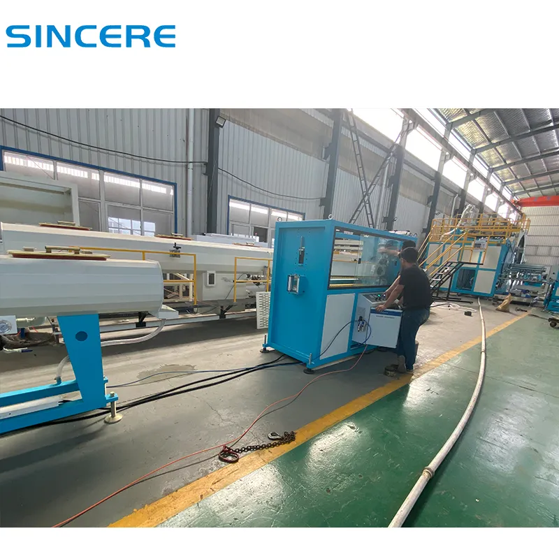Large Diameter 3m 4m Double Structural Hollow Profiled Wall Spiral Winding Weholite Pipe Extrusion P