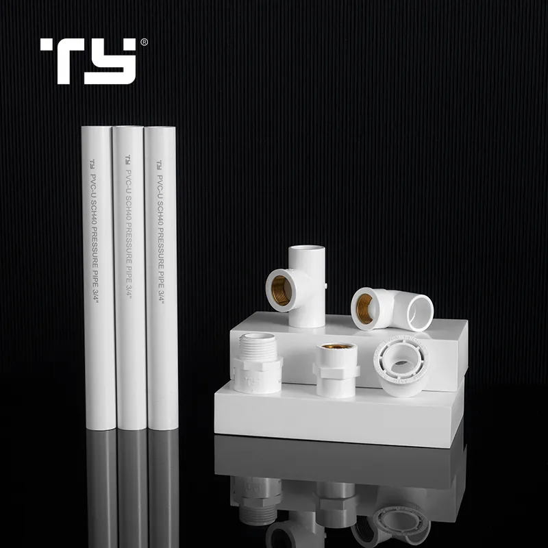 Ty Wholesale Full Size Sch40 Plastic PVC Pipe for Supply Water