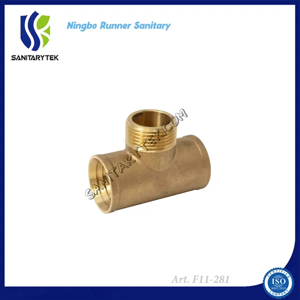 Brass Fitting for Pressure PE Pipe Straight Coupling