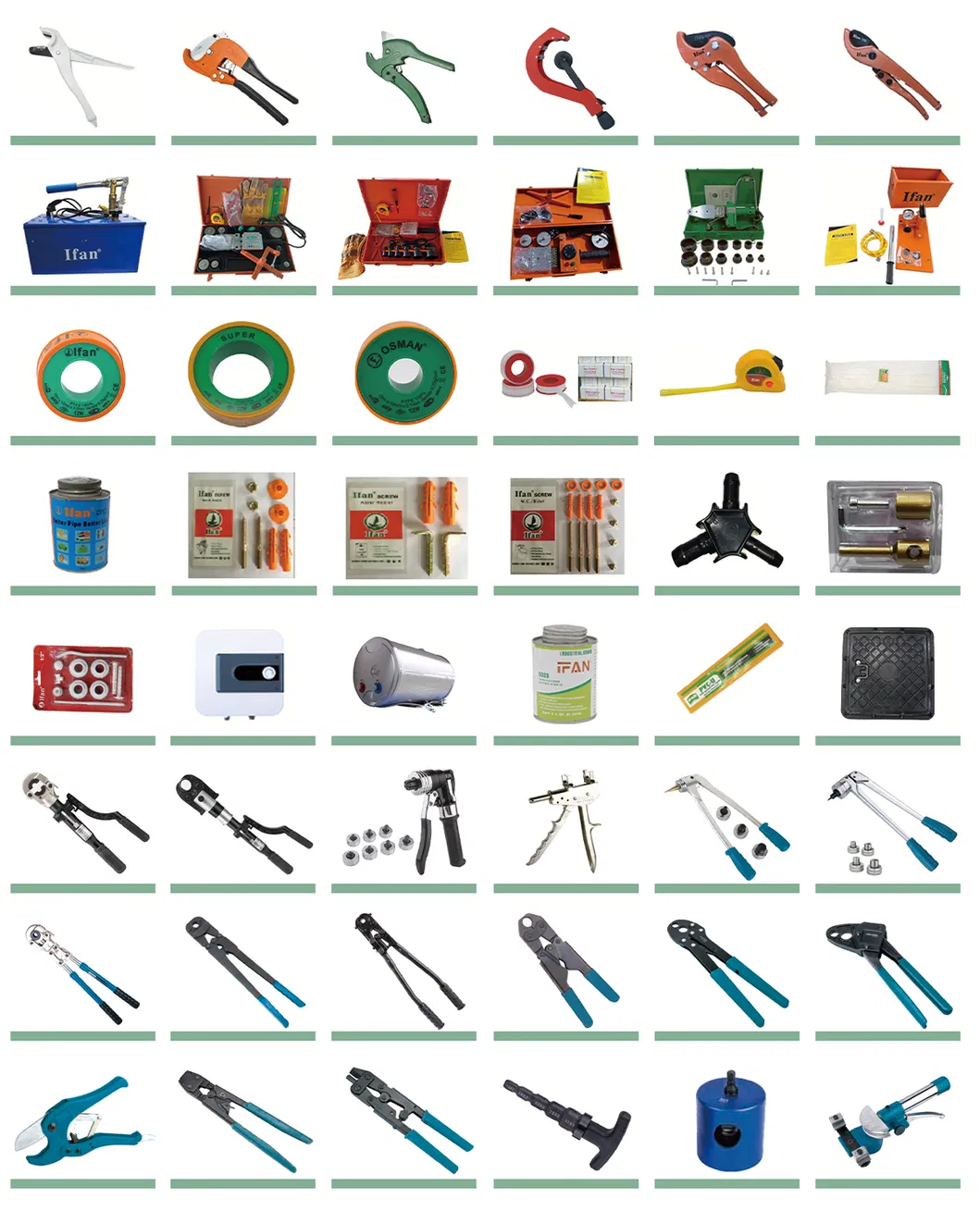 Ifan PVC CPVC UPVC HDPE Pph Plumbing Tube Hose Aluminum Al Plastic Corrugated Composite Floor Heating Pex PPR Pipe for Water Gas Irrigation