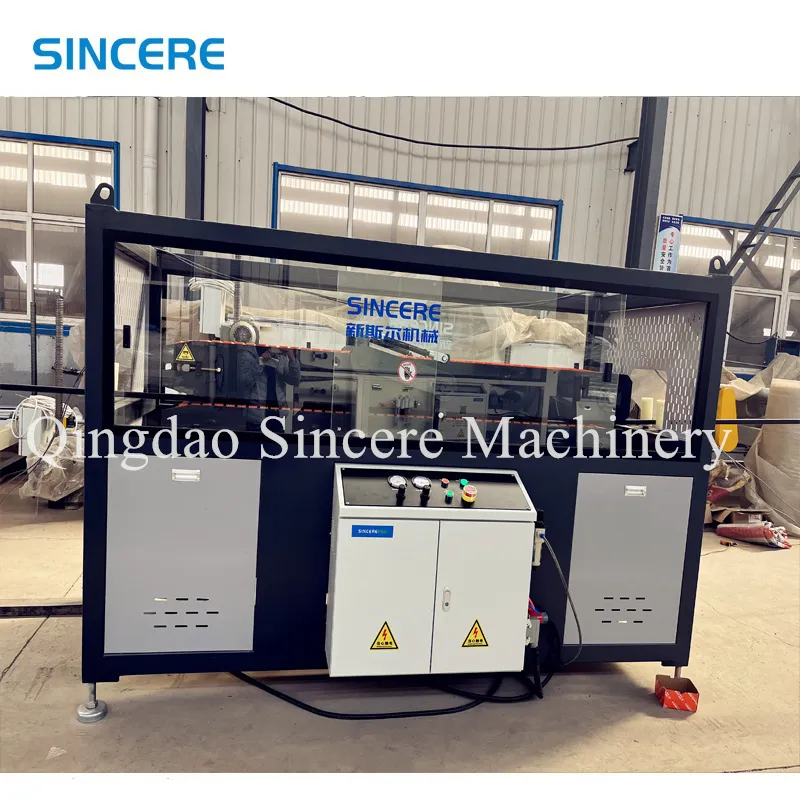 Plastic HDPE Double Hollow Wall Spirl Winding Corrugated Pipe Extruder Machine