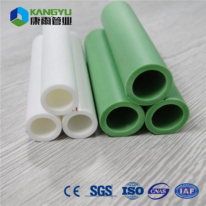 Water Supply Green PPR Plastic Tube Pn 20 Pn 25 Polypropylene Fittings Cold Hot Water Pipe