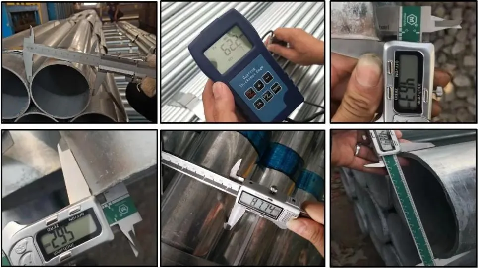 Tubing Welded Galvanized Pipe Carbon Welded Electric Resistance High-Frequency Supplier Round ERW Gi Steel Tube