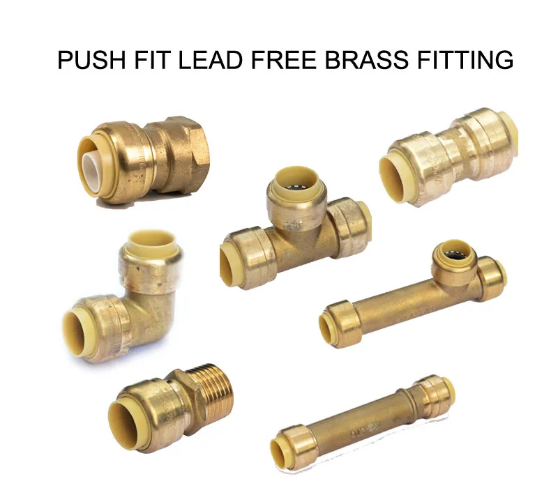 Lead-Free Brass Pex Fitting Tee Elobw Reducer Coupling Adapter Pipe Fitting Plastic Plumbing Material